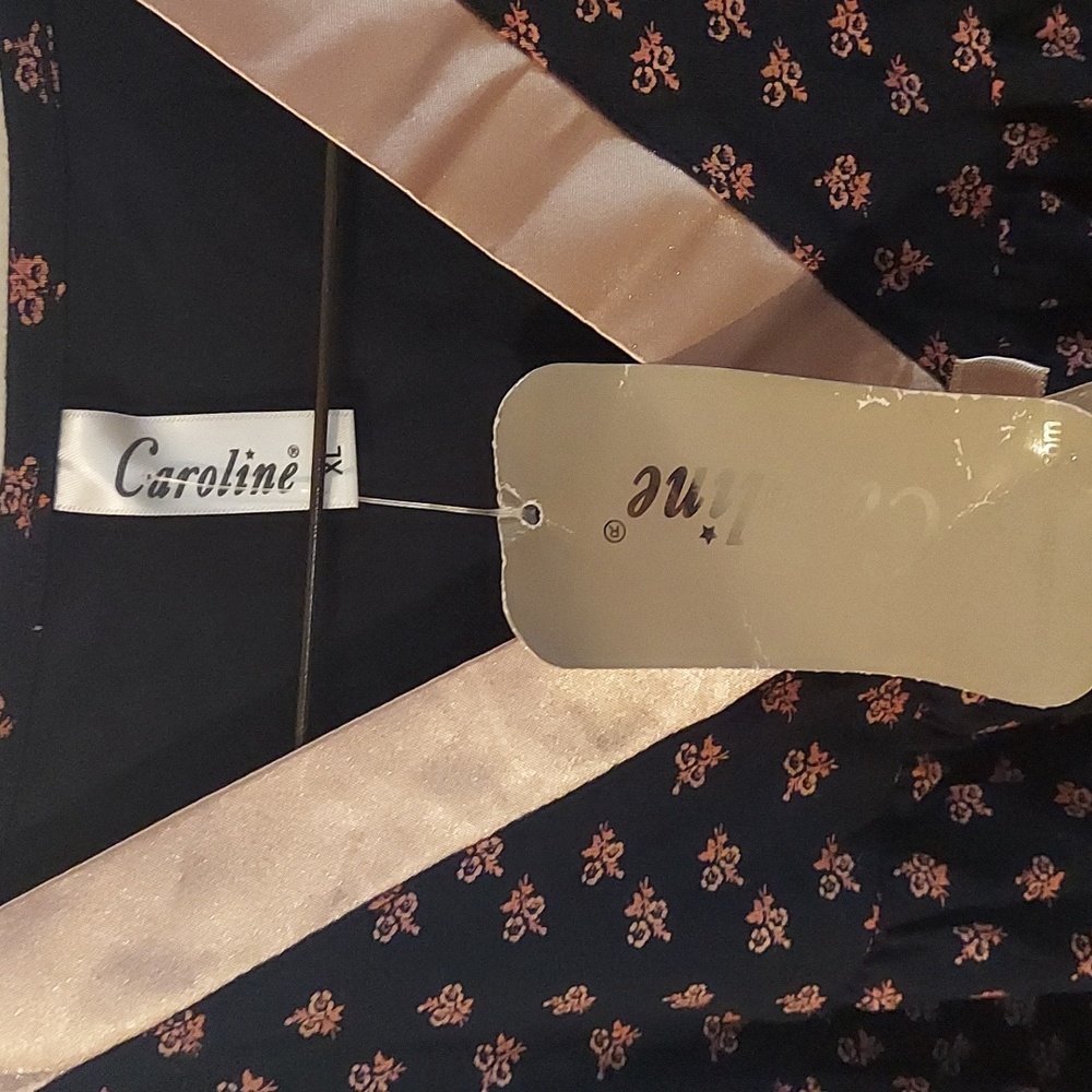 Navy and Pink Caroline brand NWT Midi Dress - Picture 5 of 5